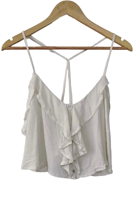 Top beige tiras Kidsmadehere- Talla L