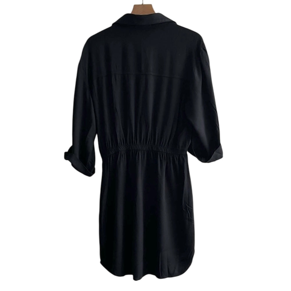 Vestido negro manga larga - Talla M