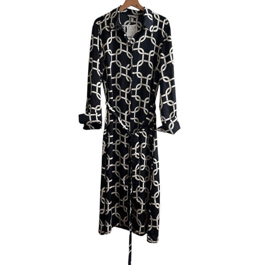 Vestido largo negro y blanco nuevo con etiqueta H&M - Talla M