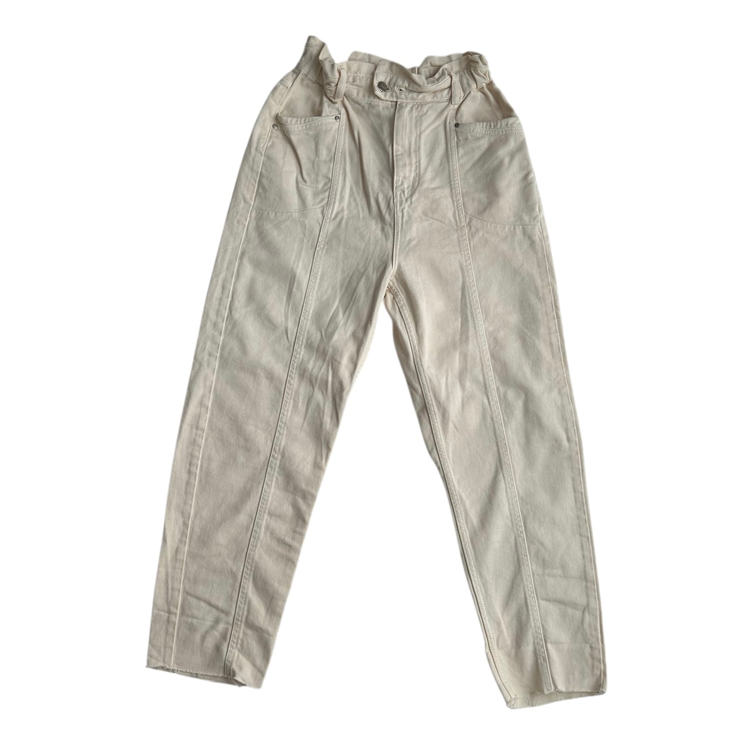 Pantalón beige high waist Zara - Talla 28