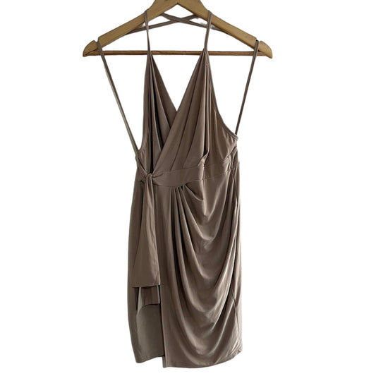 Vestido de Lycra beige - Talla 10