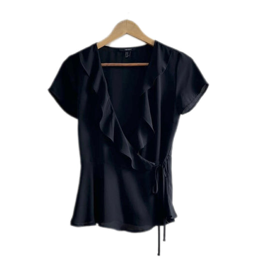 Blusa negra manga corta Forever 21 - Talla M