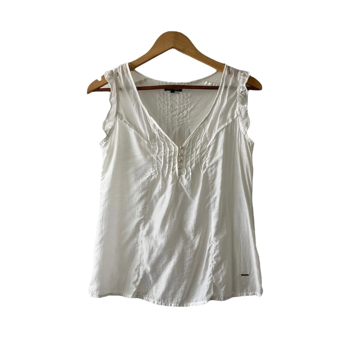 Blusa blanca Malabar - Talla S