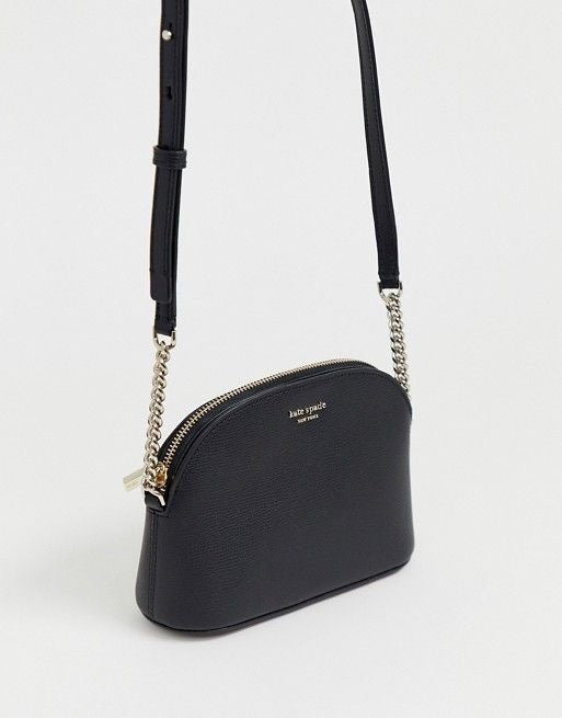 Cartera negra cross body Kate Spade