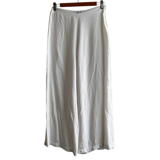 Pantalón blanco suelto palazo Luvaro - Talla S