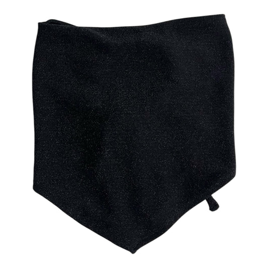 Top strapless negro con amarre atrás Hollister - Talla S