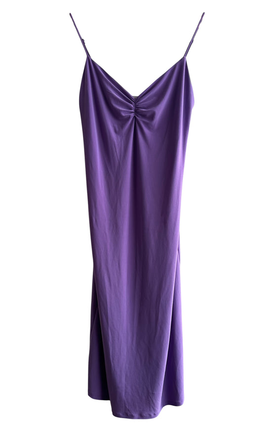 Vestido tiras lila Zara - Talla S