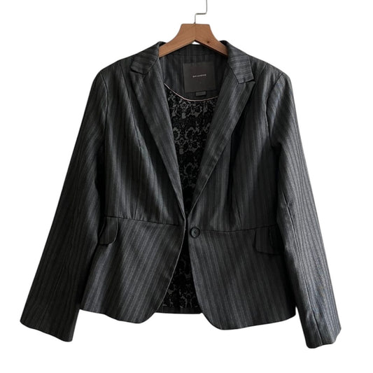 Blazer basement plomo rayas Basement - Talla M