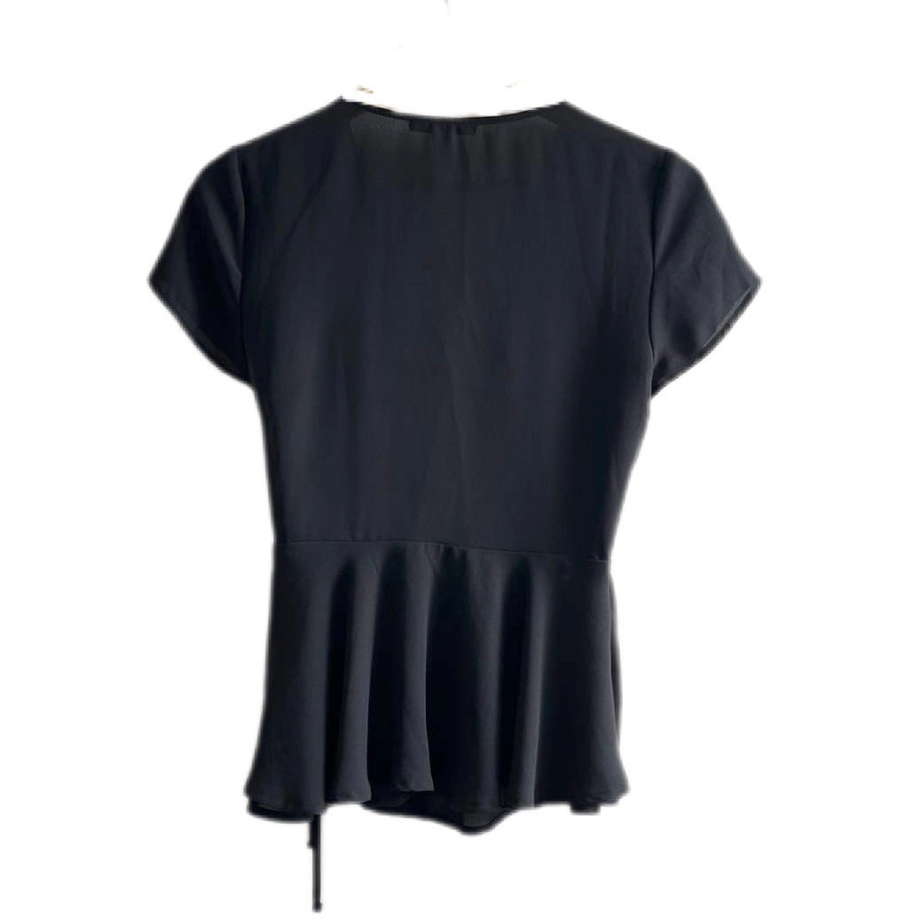 Blusa negra manga corta Forever 21 - Talla M