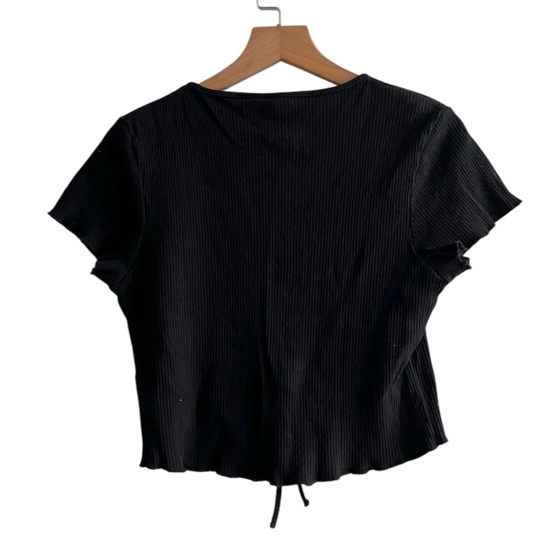 Polo manga corta negro Denimlab - Talla M