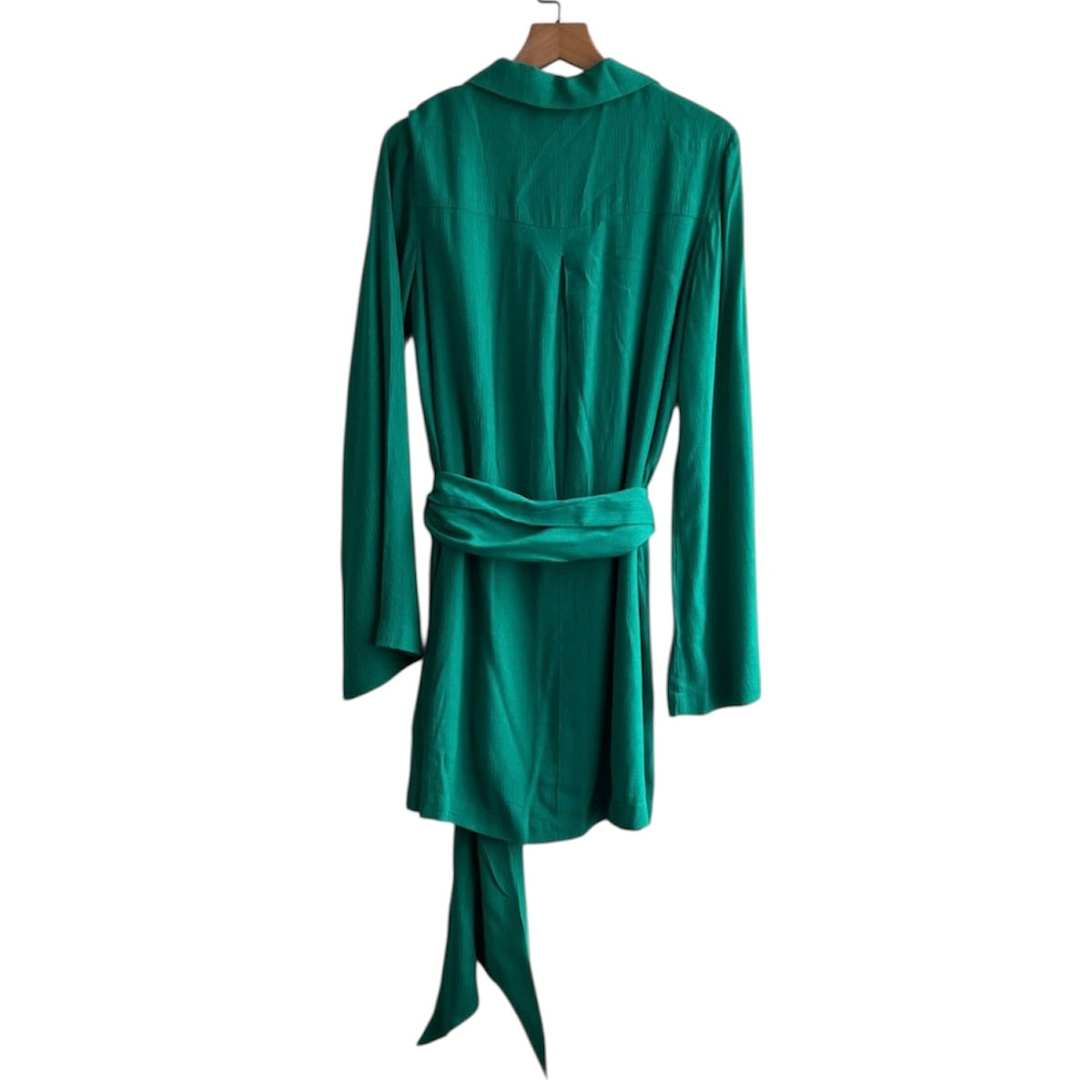 Vestido manga larga verde Sovere - Talla XS