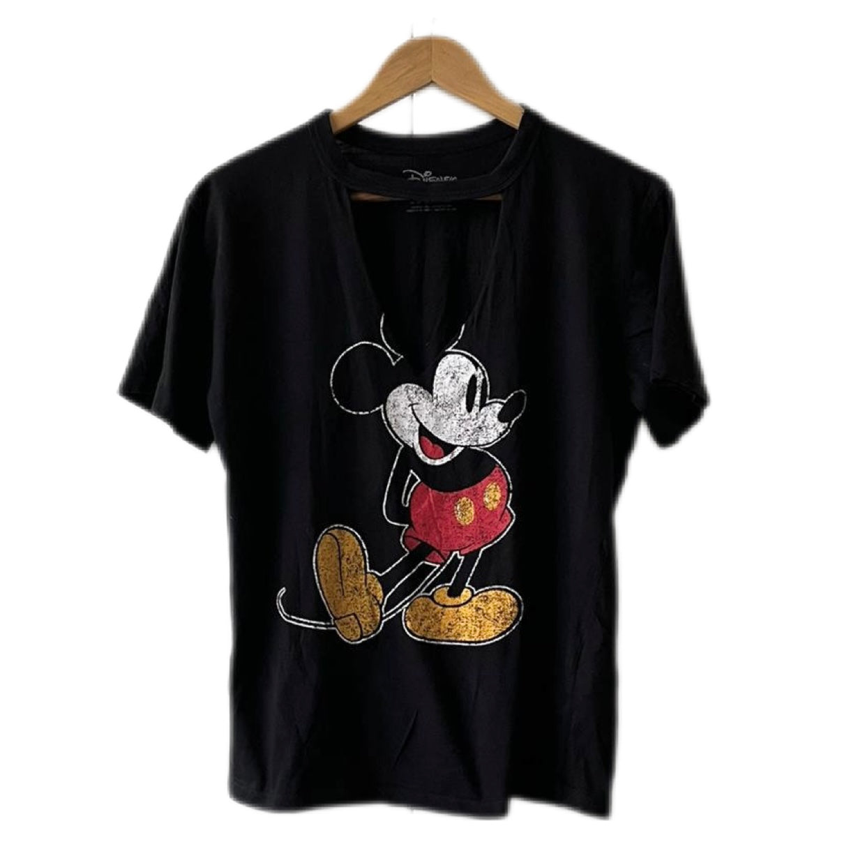 Polo negro mickey mouse Disney - Talla S