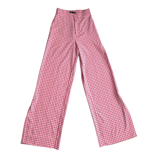 Pantalón palazo rosado lunares Zara - Talla XS