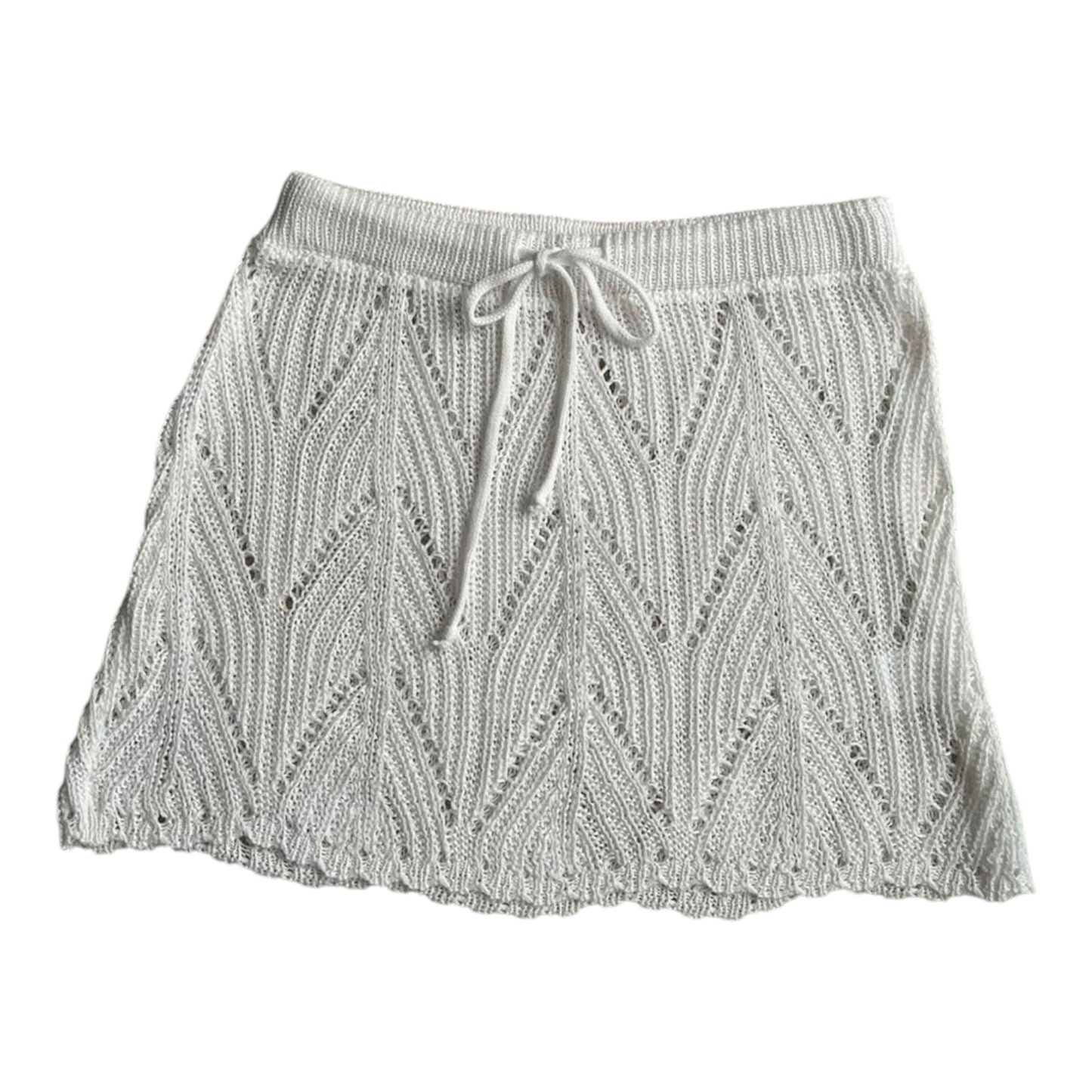 Falda crochet blanca - Talla S