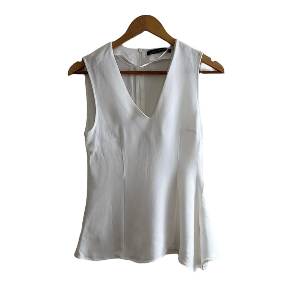 Blusa blanca Zara - Talla S