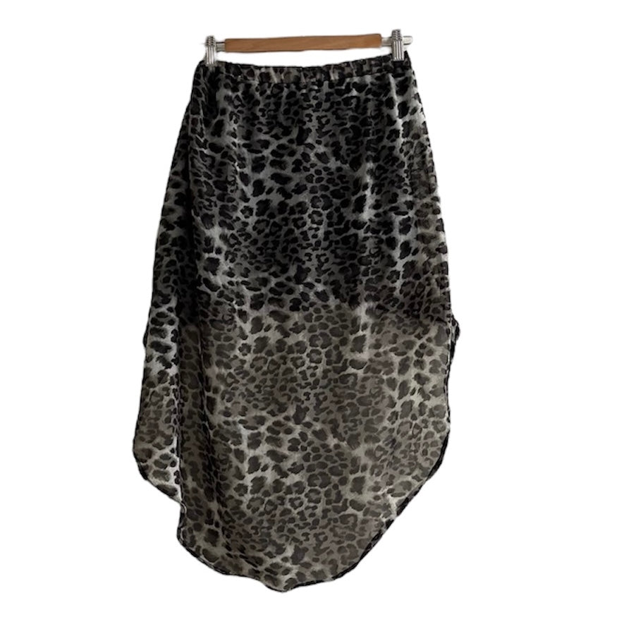 Falda animal print gasa - Talla S