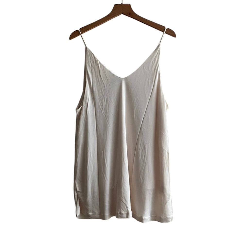 Blusa crema tiras H&M - Talla L