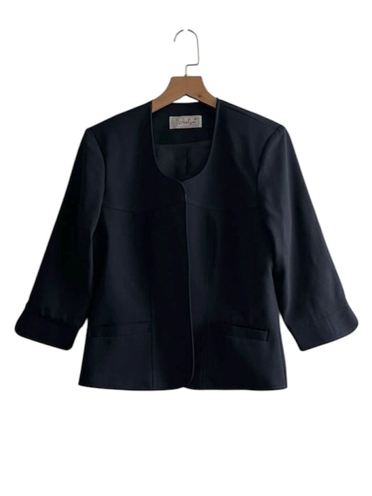 Blazer corto azul - Talla M