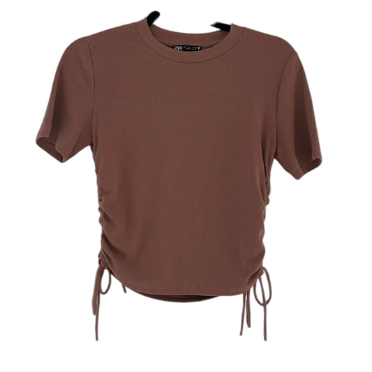 Polo marrón Zara - Talla L