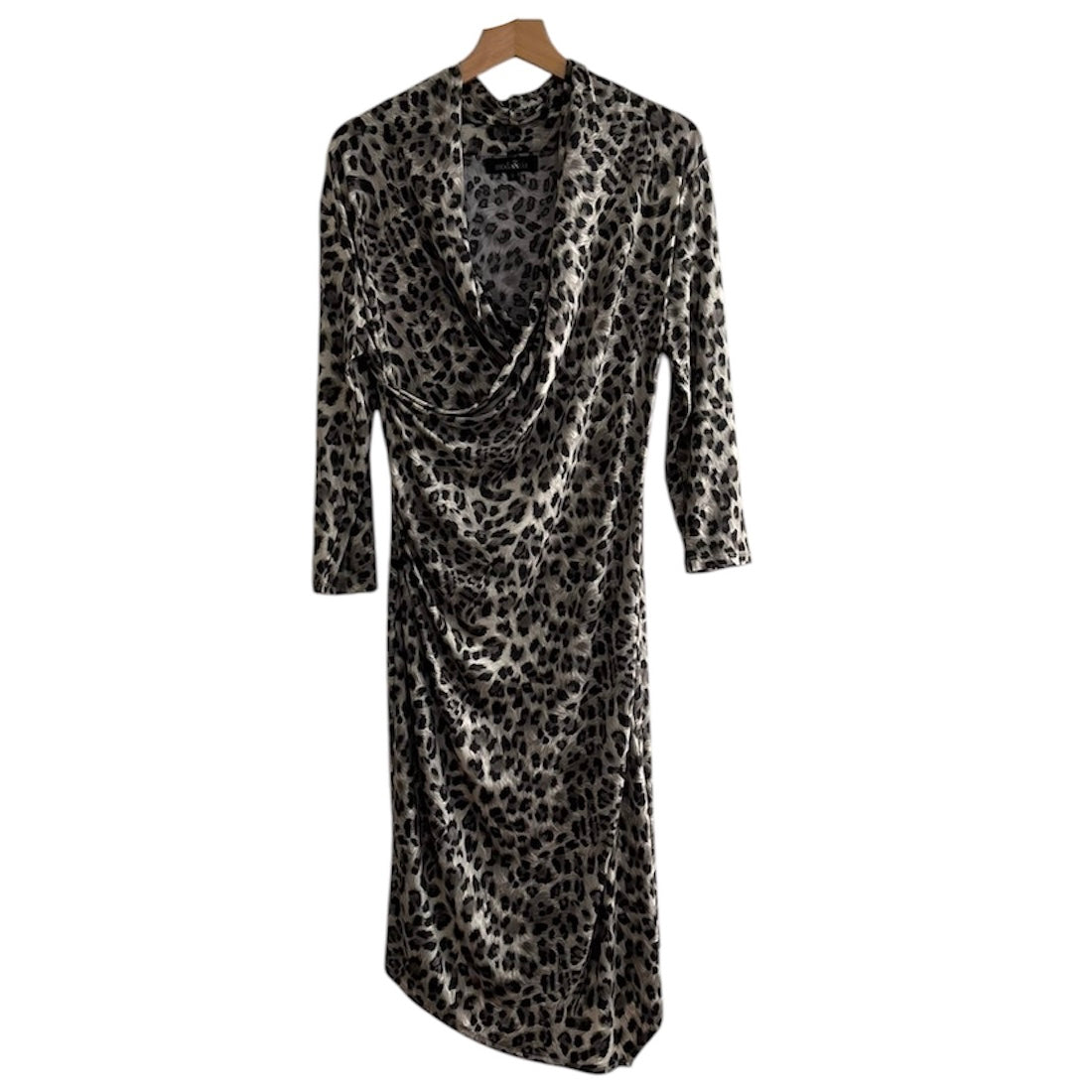 Vestido largo animal print - Talla M