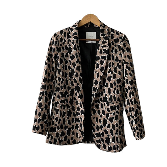 Blazer animal print beige Alaniz - Talla S