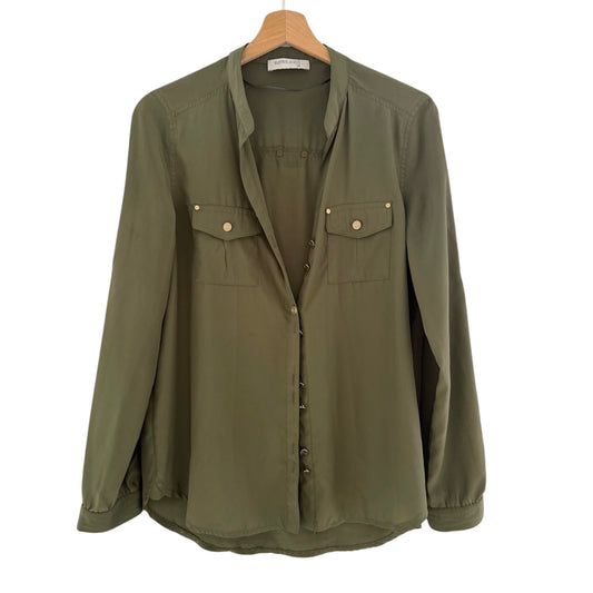Blusa verde militar - Talla M
