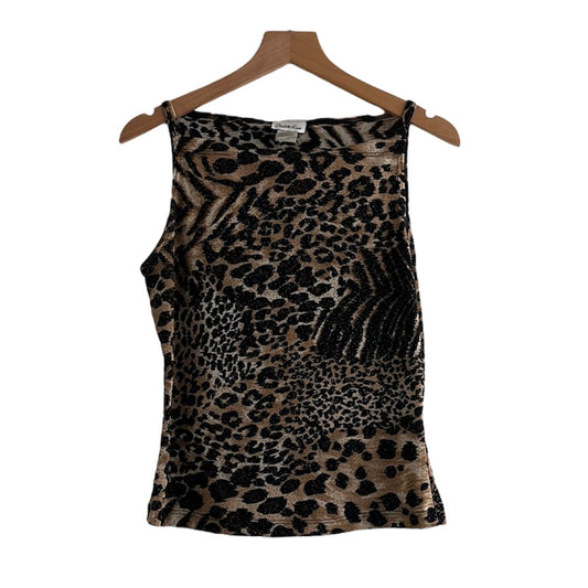 Polo animal print Charlotte Russe - Talla M