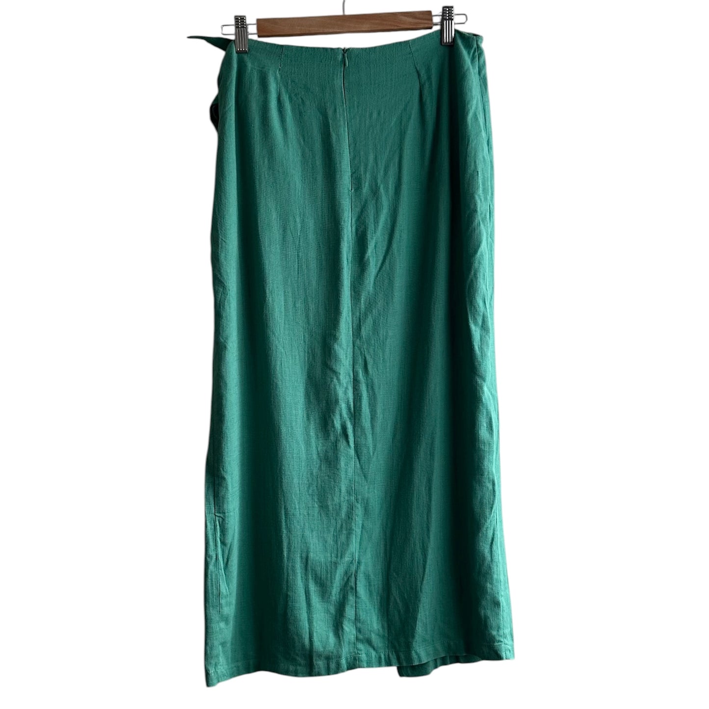 Falda verde midi Basement - Talla M