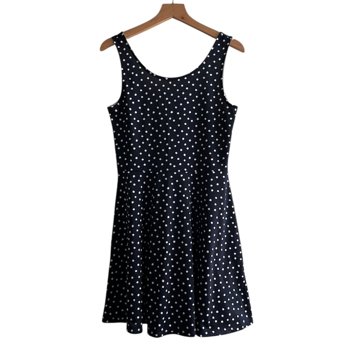 Vestido lunares azul oscuro H&M - Talla M