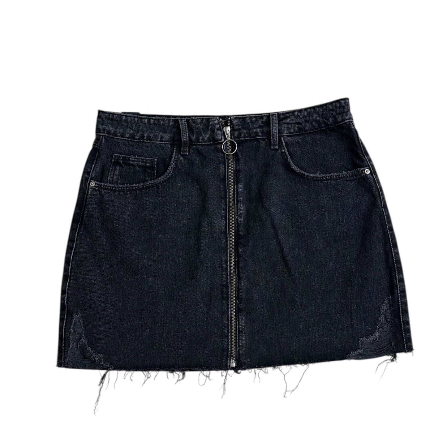 Falda negra Jean Zara - Talla L