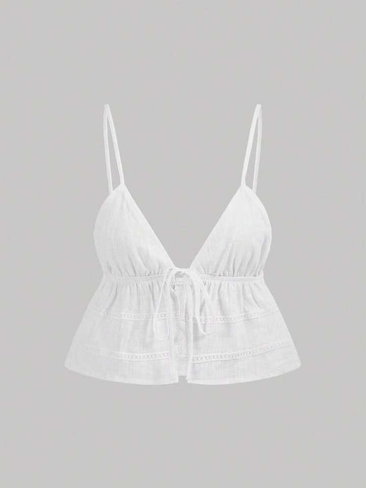 Blusa de tiras blanca SHEIN - Talla L