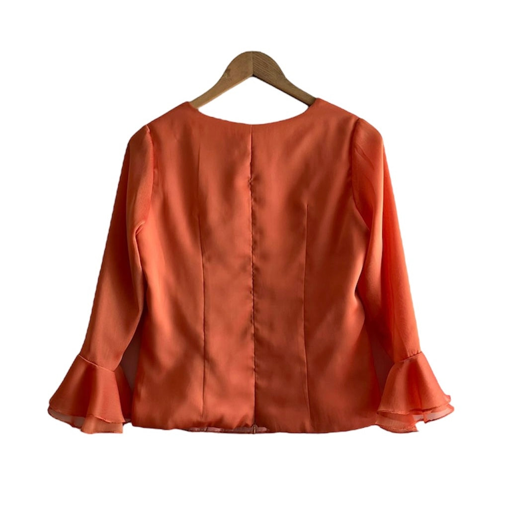 Blusa gasa naranja - Talla S