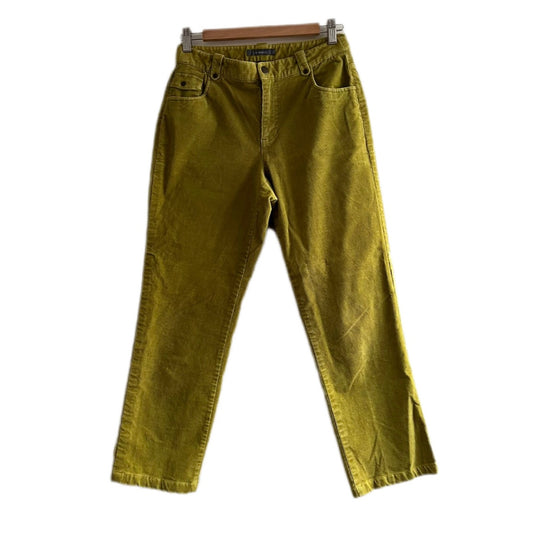 Pantalón corduroy verde  - Talla S