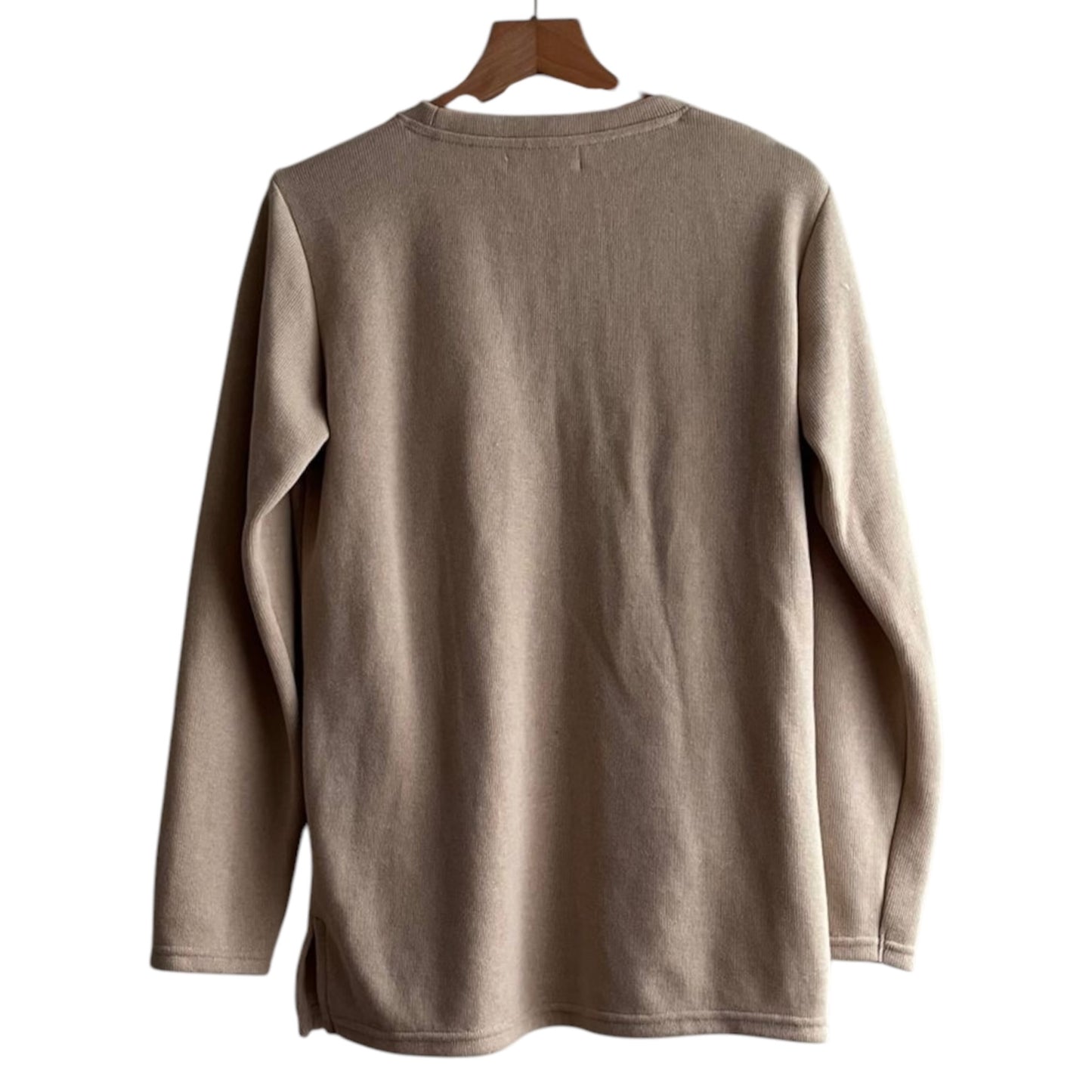 Conjunto pantalón y polera beige - Talla L