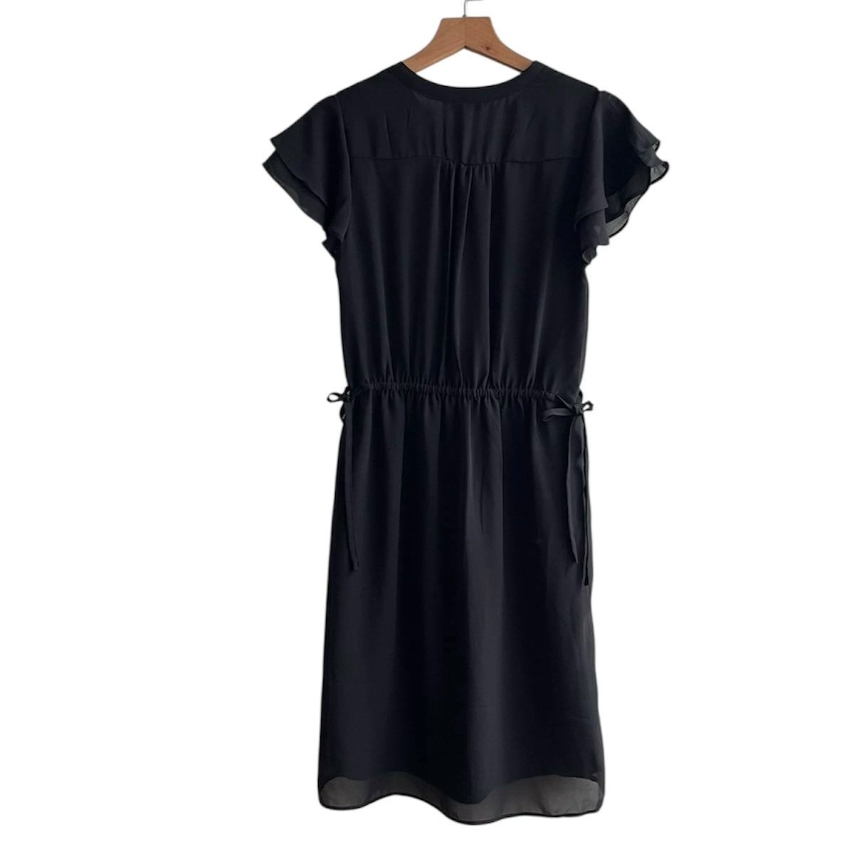 Vestido negro corto gasa H&M - Talla XS