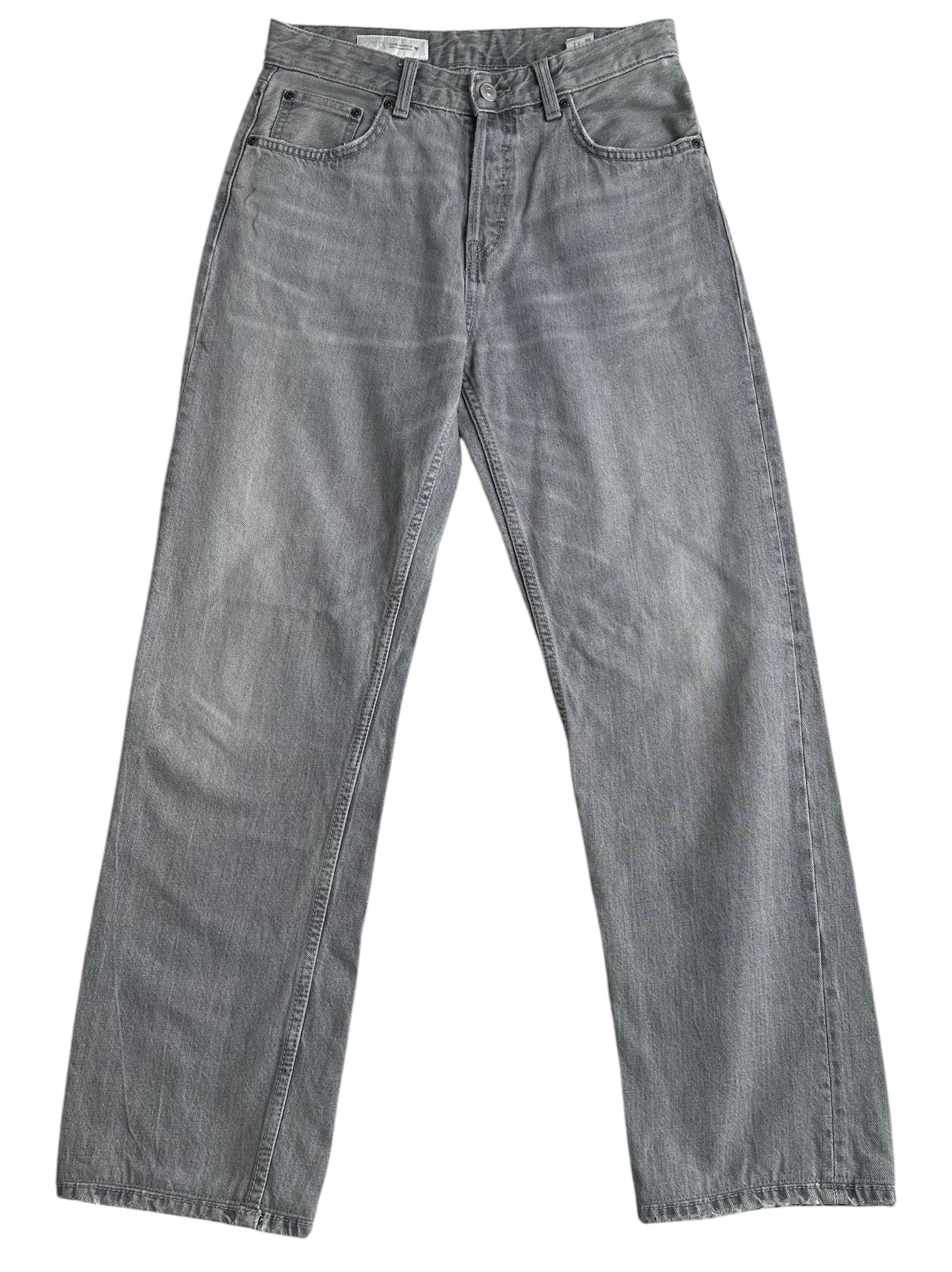 Jean Gris recto Zara - Talla 24