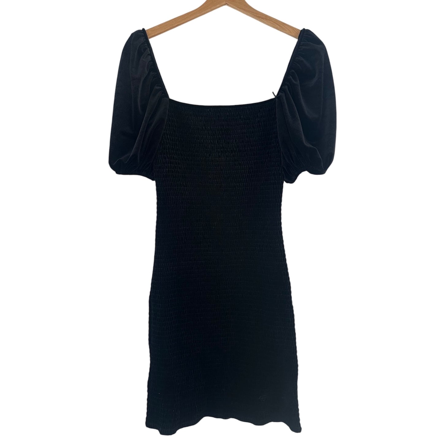 Vestido negro terciopelo Mango - Talla XS
