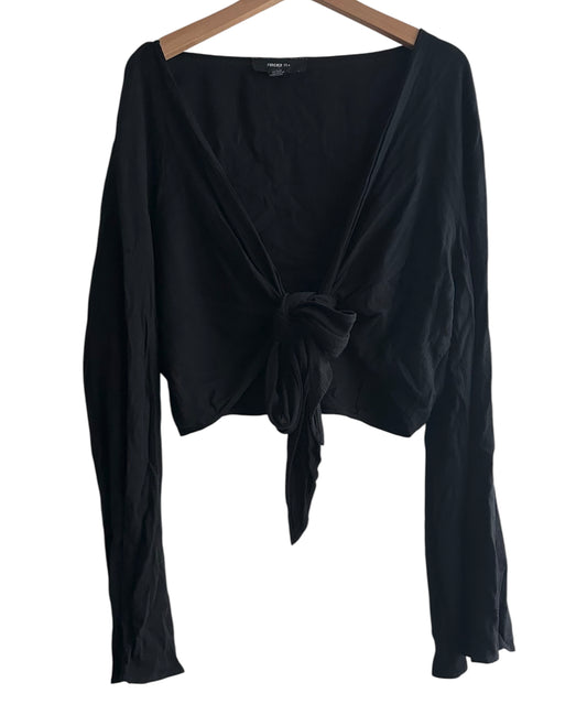 Blusa negra para amarrar Forever 21 - Talla L