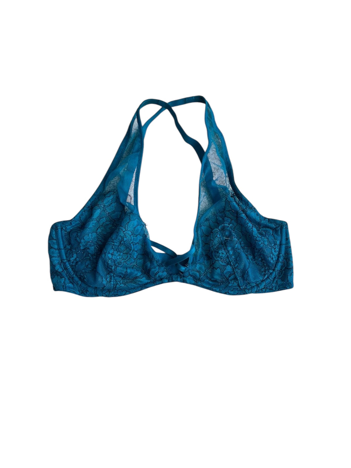 Bra encaje azul Victoria Secret - Talla 34D
