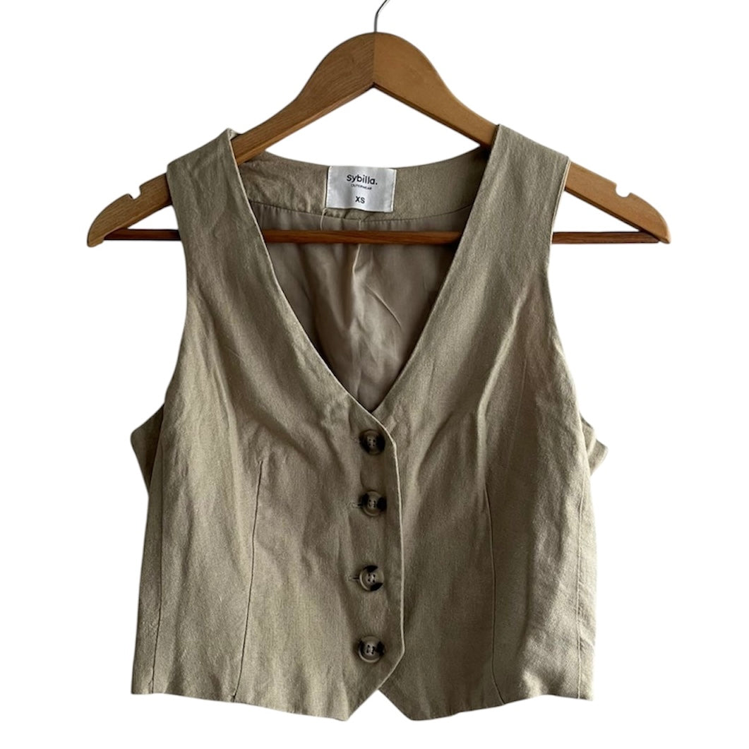 Chaleco beige Sybilla - Talla XS