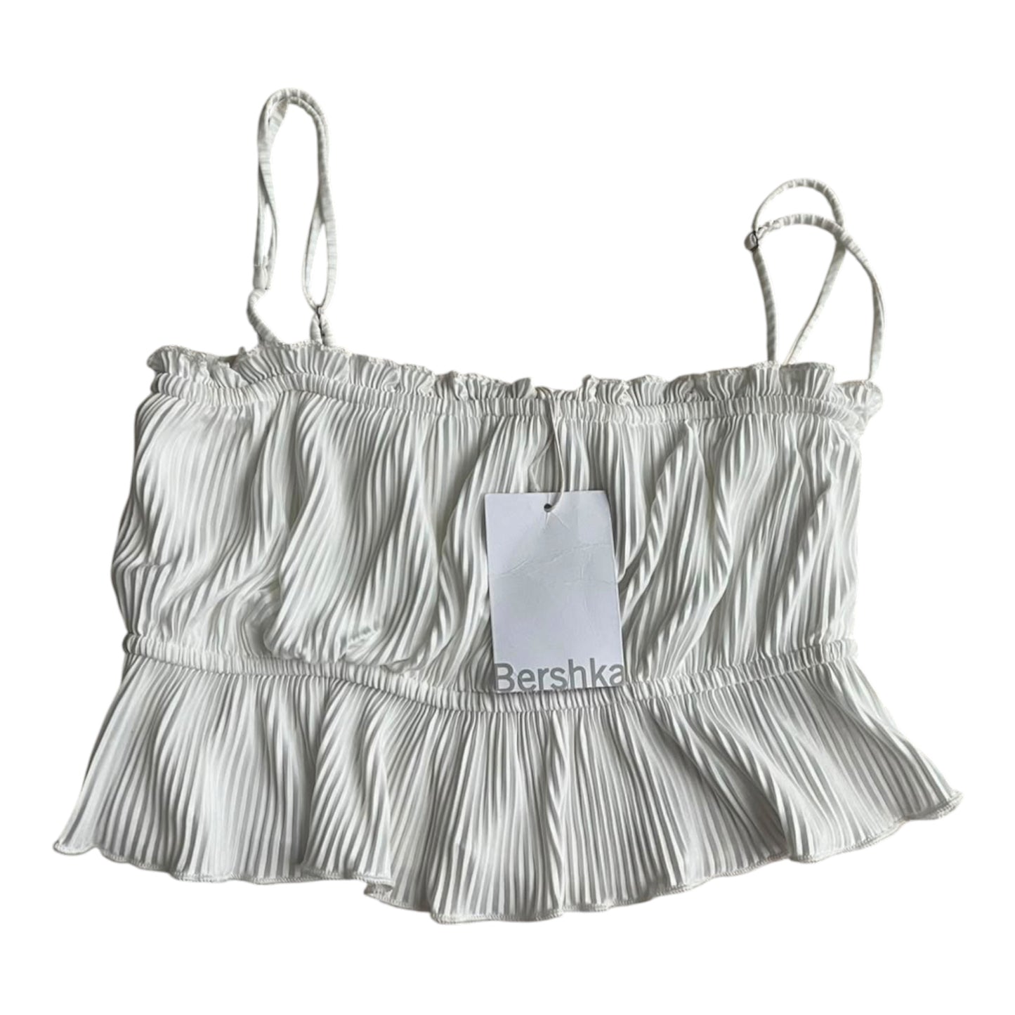 Blusa tiras blanca nueva con etiqueta Bershka - Talla M