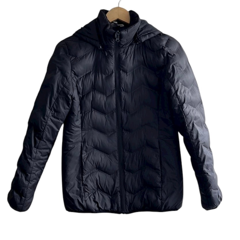 Casaca negra con capucha - Talla XS/S