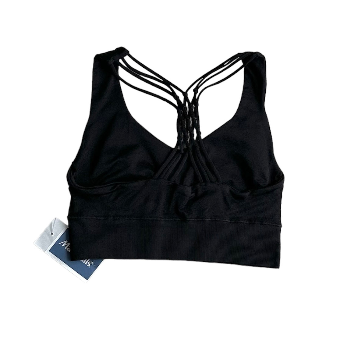 Top deporte negro nuevo con etiqueta- Talla S