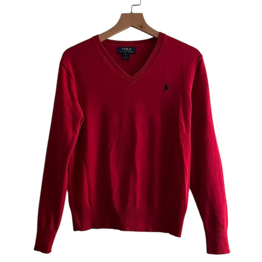 Chompa roja coderas Polo Ralph Lauren - Talla M
