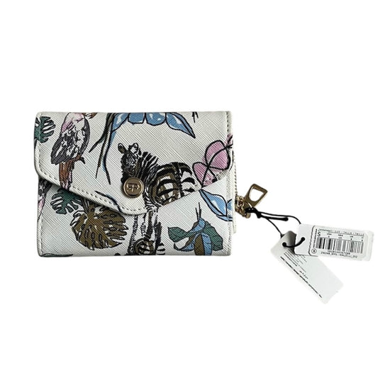 Billetera blanca estampada nueva con etiqueta Parfois