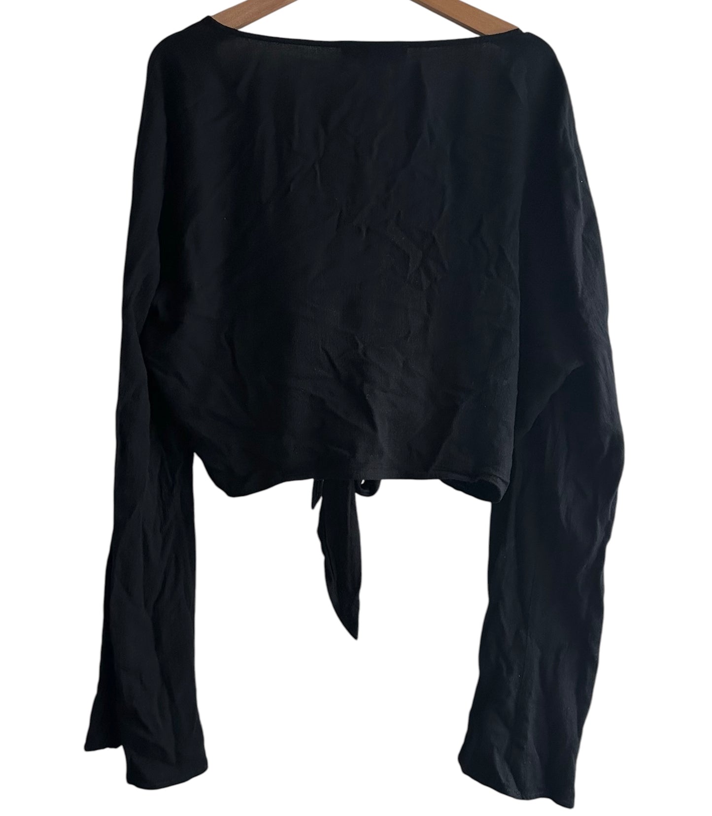 Blusa negra para amarrar Forever 21 - Talla L