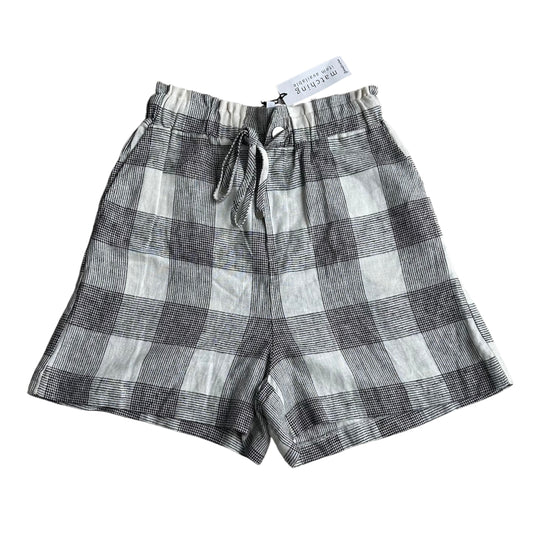 Short cuadros gris y blanco nuevo con etiqueta Stradivarius - Talla XS
