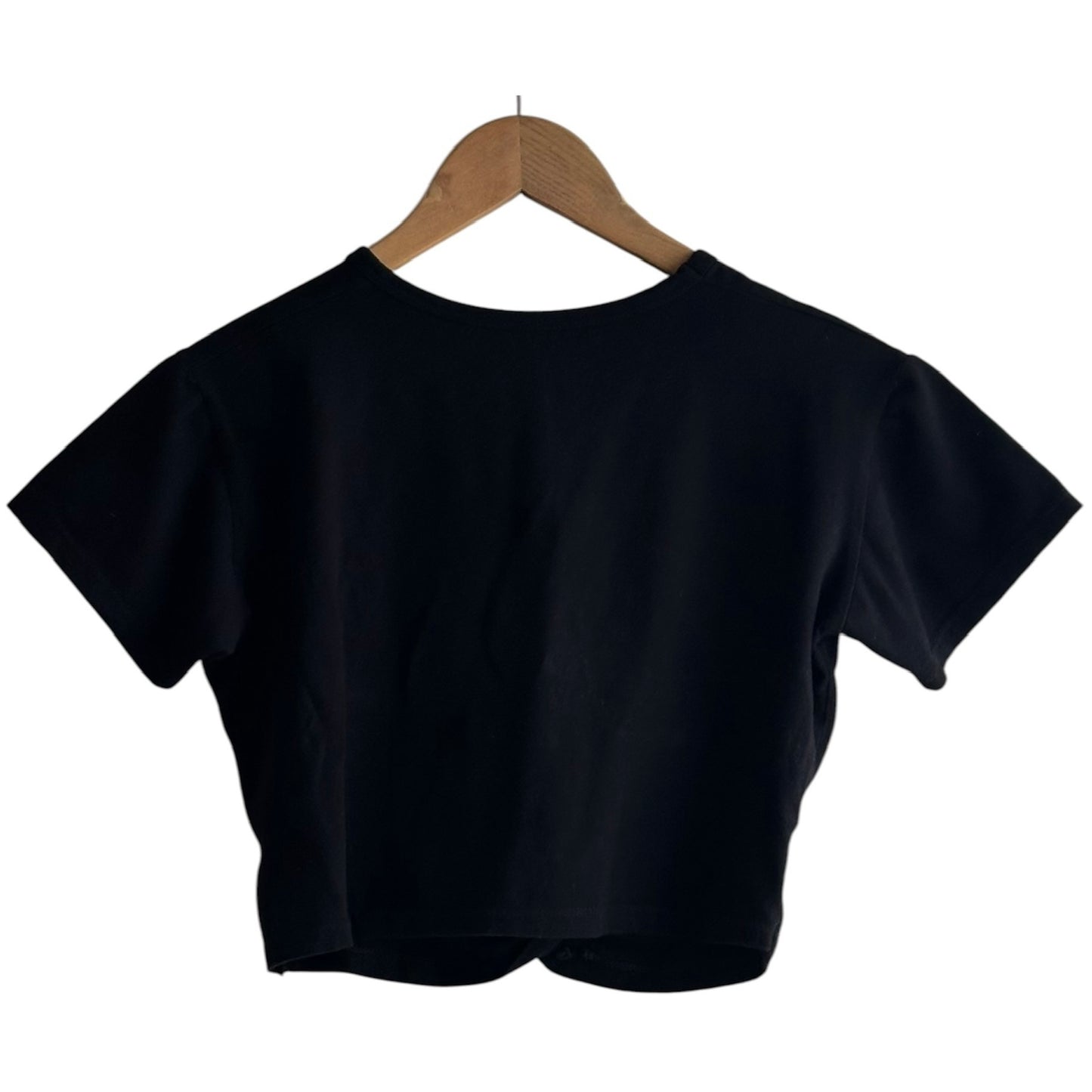 Polo corto negro - Talla S
