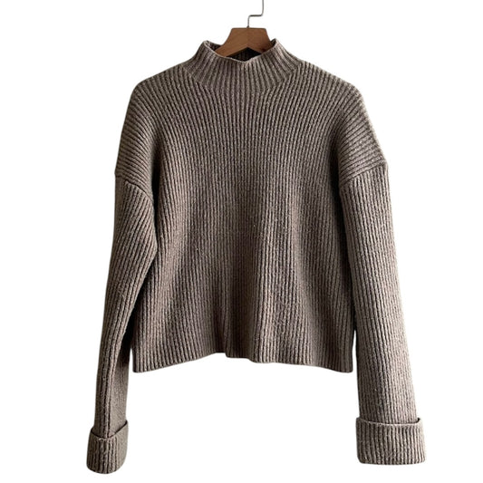 Chompa beige cuello alto beige Sybilla - Talla XS