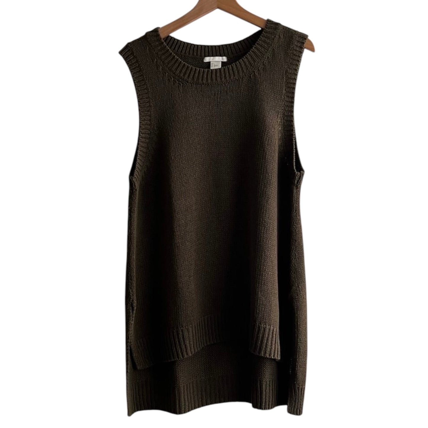 Chaleco verde de punto H&M - Talla L